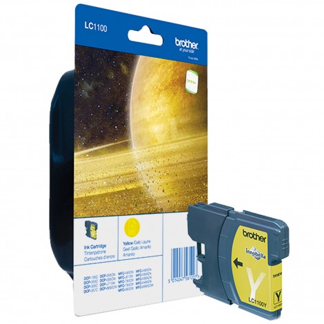 Brother LC-1100Y Yellow inktcartridge