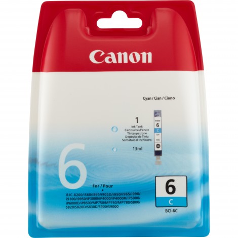Canon BCI-6C Inkpatroon (Cyan)