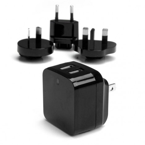 StarTech USB2PACBK Duo Wall Charger USB 3.4A