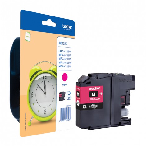 Brother LC-125XLM Magenta inktcartridge