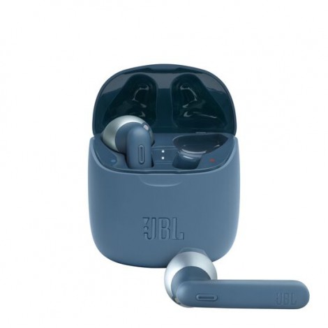 JBL T225 In-ear hoofdtelefoon + micro Blue Bluetooth + Charger
