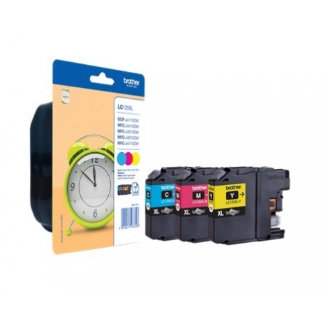 Brother LC-125XL C/M/Y Multipack inktcartridge
