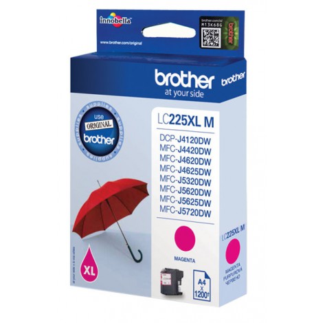 Brother LC-225XLM Magenta inktcartridge