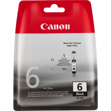Canon BCI-6BK Inkpatroon (Zwart)