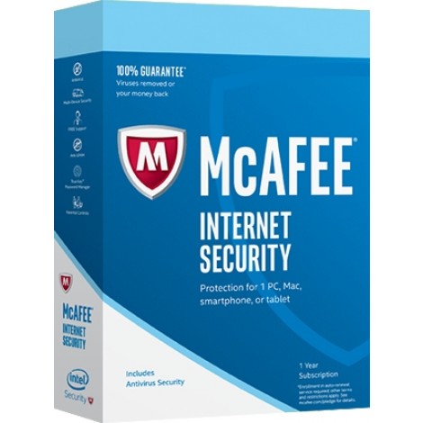 McAfee Internet Security NL 10 devices 1 jaar