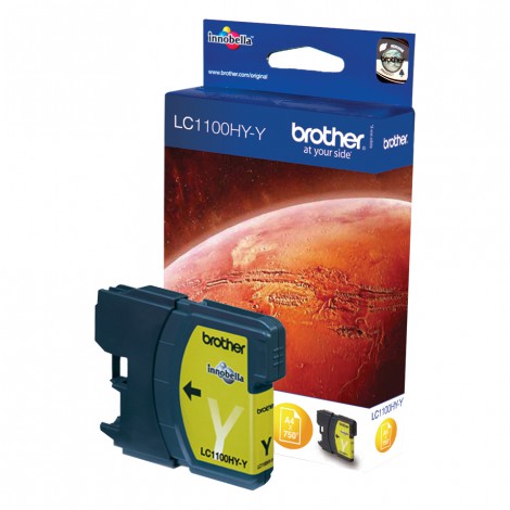 Brother LC-1100HYY Yellow inktcartridge (High Yield)