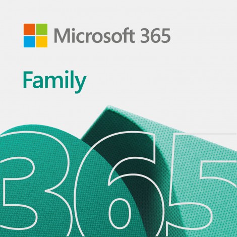 Microsoft Office 365 Family (Abonnement voor 1 jaar, 6 Windows/Mac/Tablet)