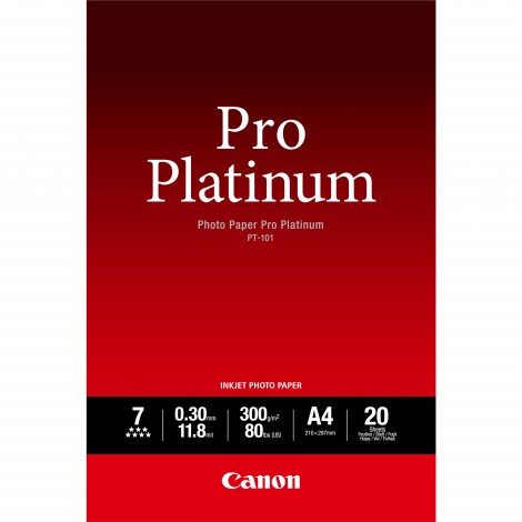 Canon PT-101 A4 Photo Paper Pro Platinum 300gr (20 vel)