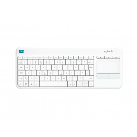 Logitech Wireless Touch Keyboard K400 Plus White