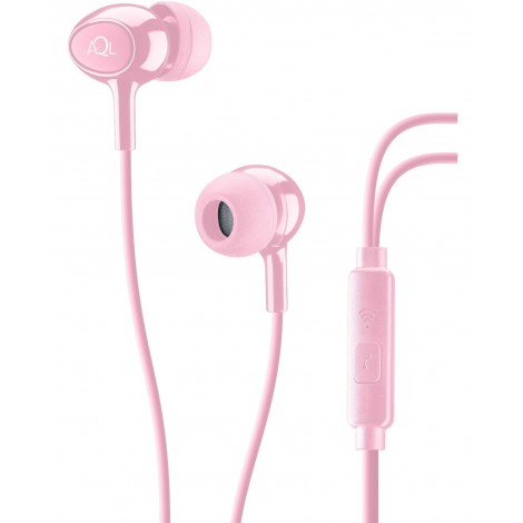 Aql Acoustic In-ear hoofdtelefoon + micro Roze