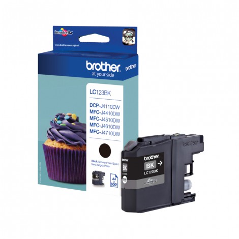 Brother LC-123BK Black inktcartridge
