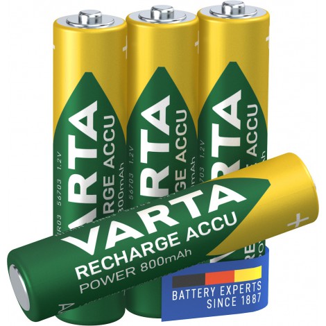 Varta 4 x AAA Rechargable 800mAh