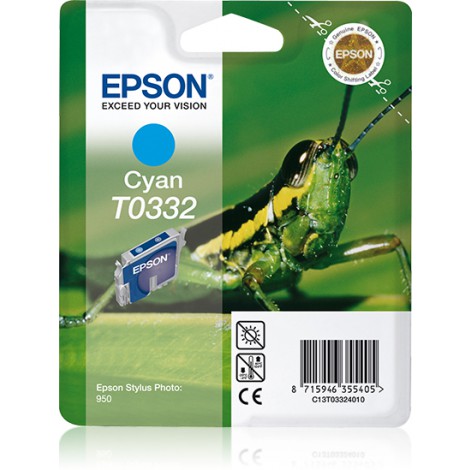 Epson T0332 Inktpatroon (Cyan)