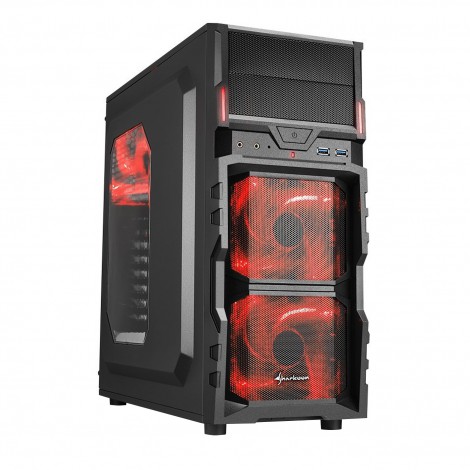 Sharkoon VG5-W Gamer Red no PSU