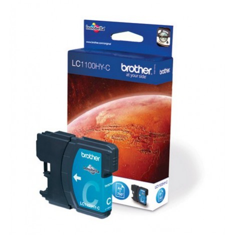 Brother LC-1100HYC Cyan inktcartridge (High Yield)