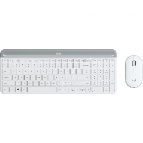 Logitech Wireless Desktop MK470 White