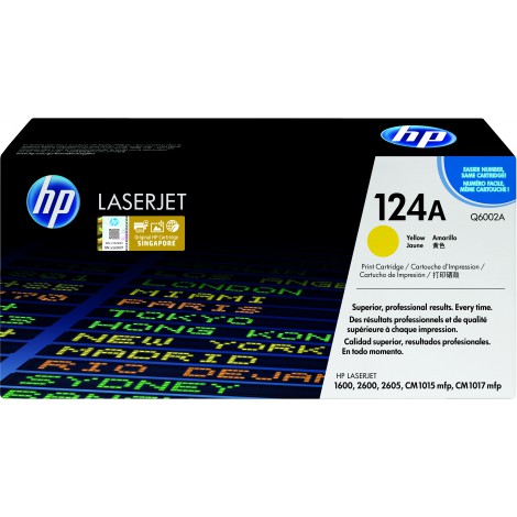 HP Q6002A Toner Yellow voor HP Laserjet 2600-series