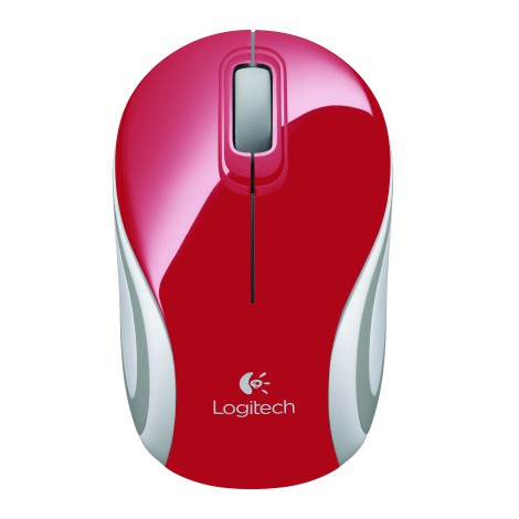 Logitech Wireless Mini Mouse M187 Red