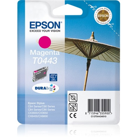 Epson T0443 High Capacity Inkpatroon (Magenta)