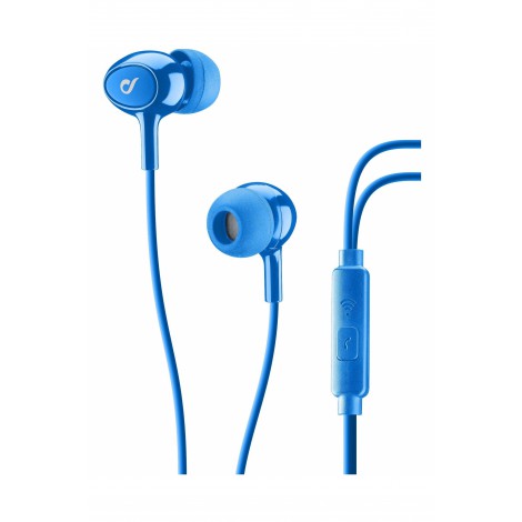 Aql Acoustic In-ear hoofdtelefoon + micro Blue