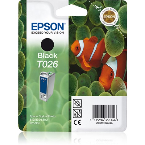Epson T026 Inkpatroon (Zwart)