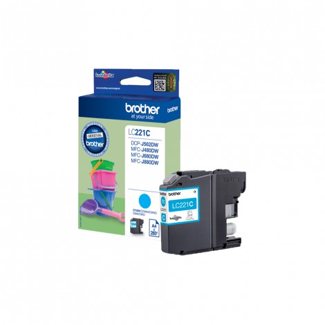 Brother LC-221C Cyan inktcartridge