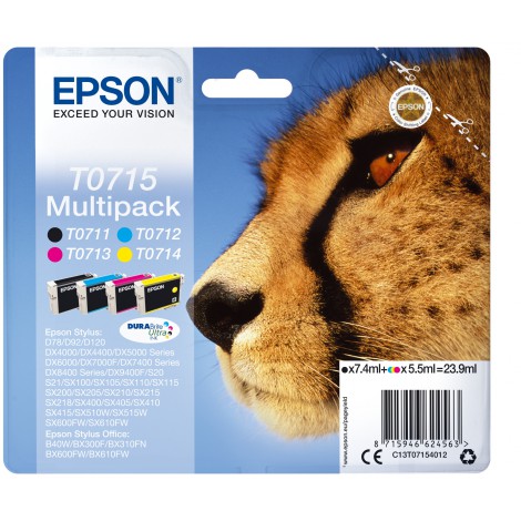 Epson T0715 Multipack (T0711/T0712/T0713/T0714)