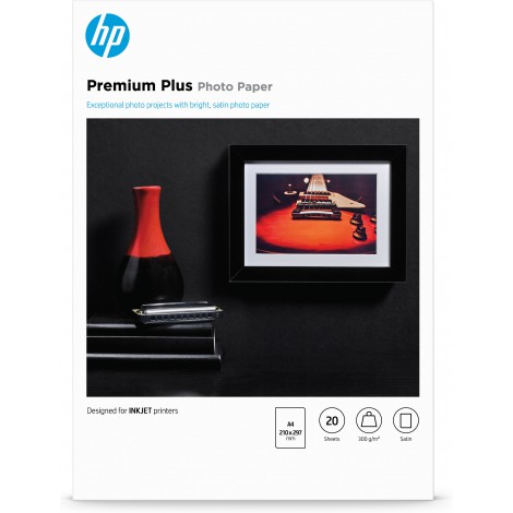 HP CR673A A4 Premium Plus Photo Paper Semi-Gloss 300gr (20 vel)