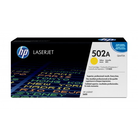 HP Q6472A Toner Yellow voor HP Laserjet 3600-series