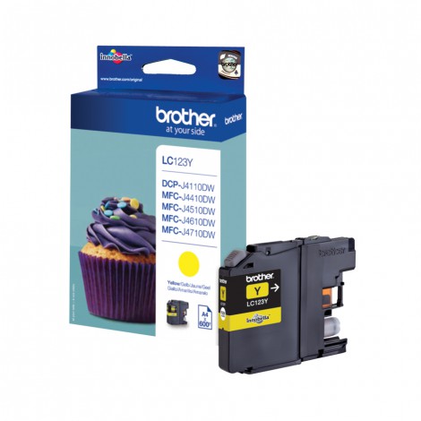 Brother LC-123Y Yellow inktcartridge