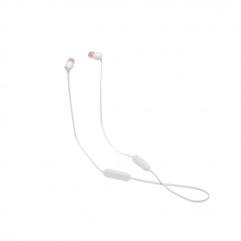 JBL T125 In-ear hoofdtelefoon + micro White Bluetooth