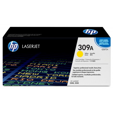 HP Q2672A Tonercartridge t.b.v. Laserjet 3500 Yellow