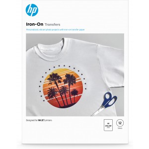 HP C6050A Iron-On T-Shirt Transfer Paper A4 170gr 12 Vel