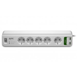 APC PM5U-GR SurgeArrest Protector 5-Way + USB
