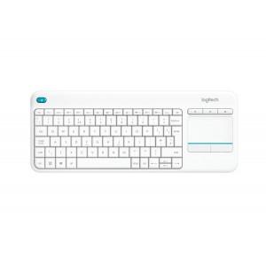 Logitech Wireless Touch Keyboard K400 Plus White
