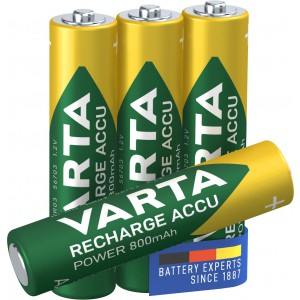 Varta 4 x AAA Rechargable 800mAh