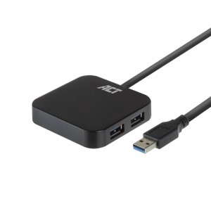 ACT AC6305 4-Poorts USB Hub USB3.1 (Gen1) incl. voeding