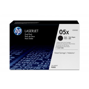 HP CE505XD Tonercartridge (05X) Duo-Pack