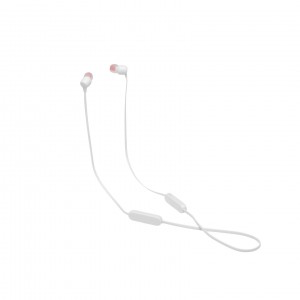 JBL T125 In-ear hoofdtelefoon + micro White Bluetooth