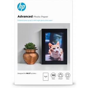 HP Q8692A 10x15 Advanced Glossy Photo Paper 250gr (100 vel)