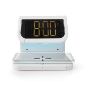 Nedis Wekker met draadloze lader LCD