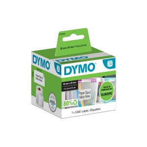 Dymo 11354 Verwijderbaar label 57x32mm (1000 stuks)
