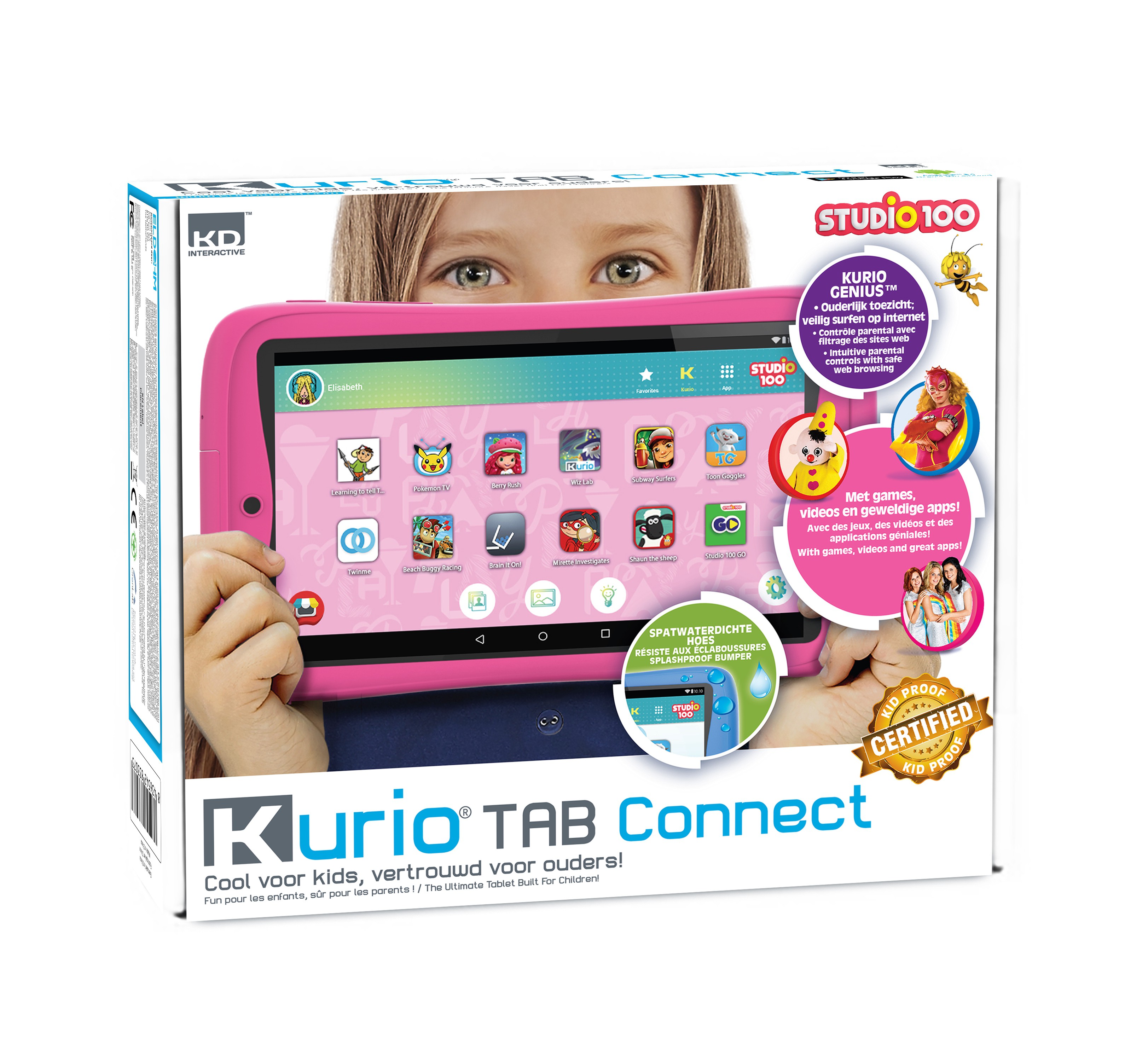 Kurio Telekids Tab Connect Roze 7 Compèl Computers