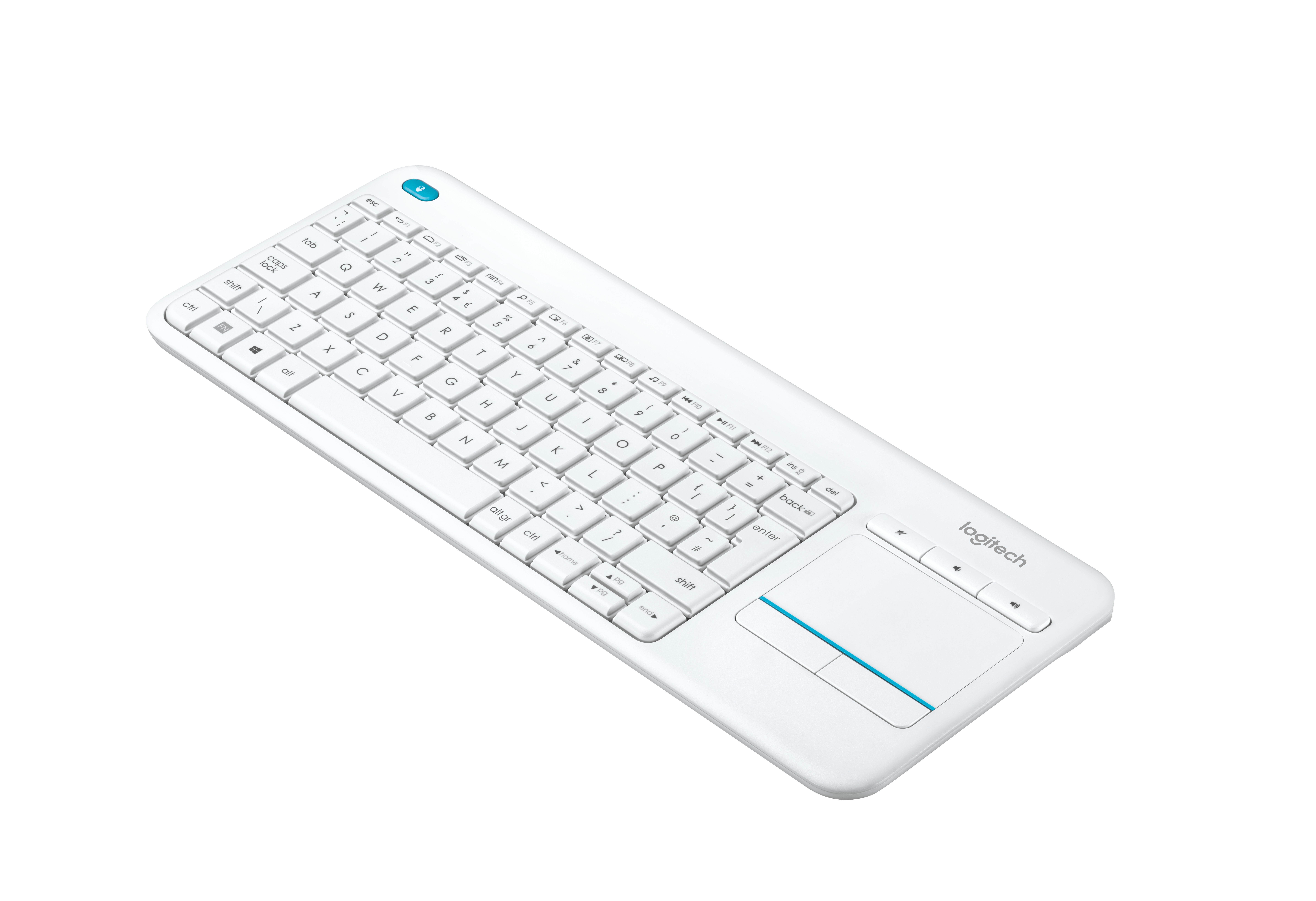 Logitech Wireless Touch Keyboard K400 Plus White | Compèl Computers