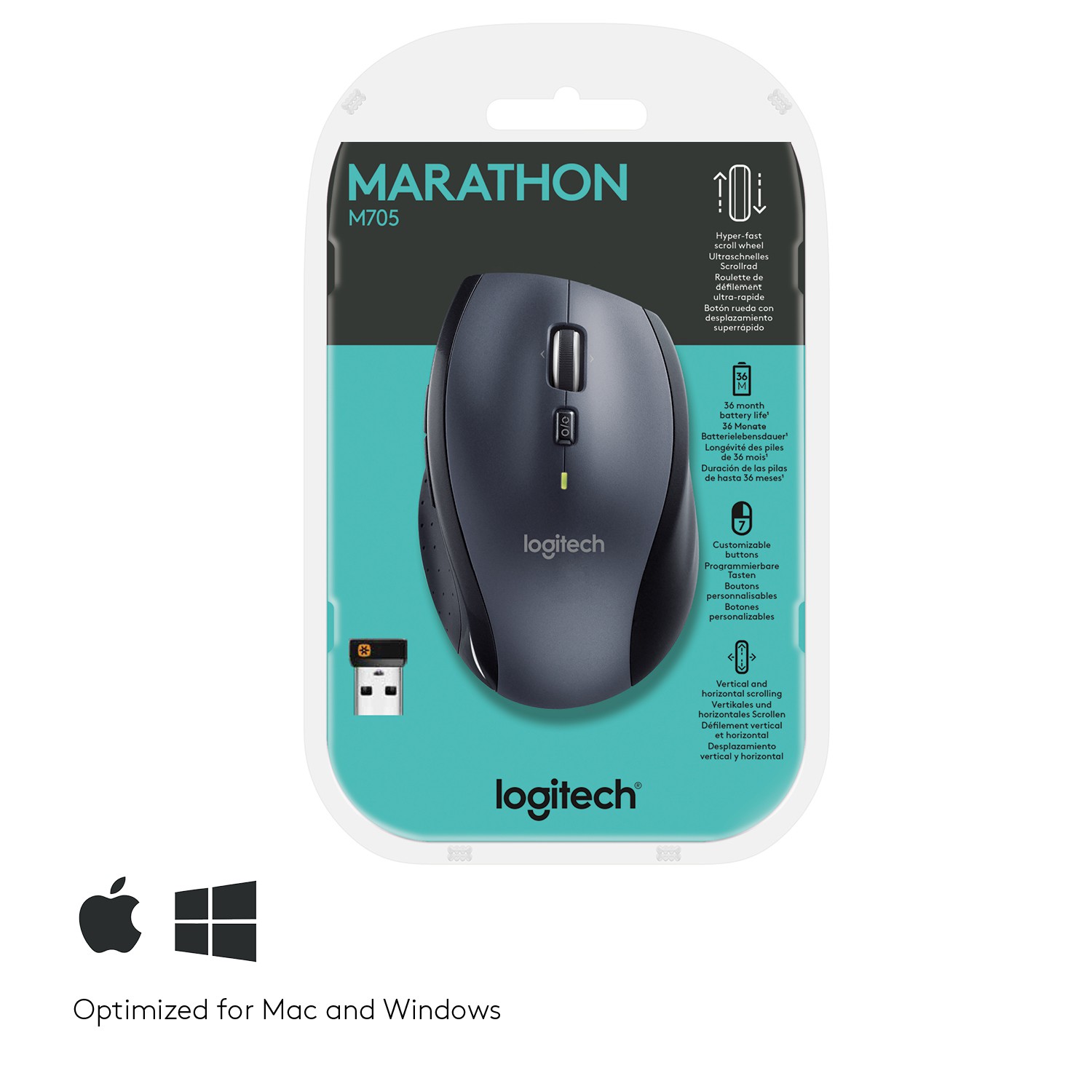 Logitech cheap marathon m705
